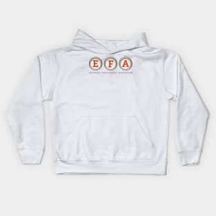 EFA Typewriter Keys Kids Hoodie